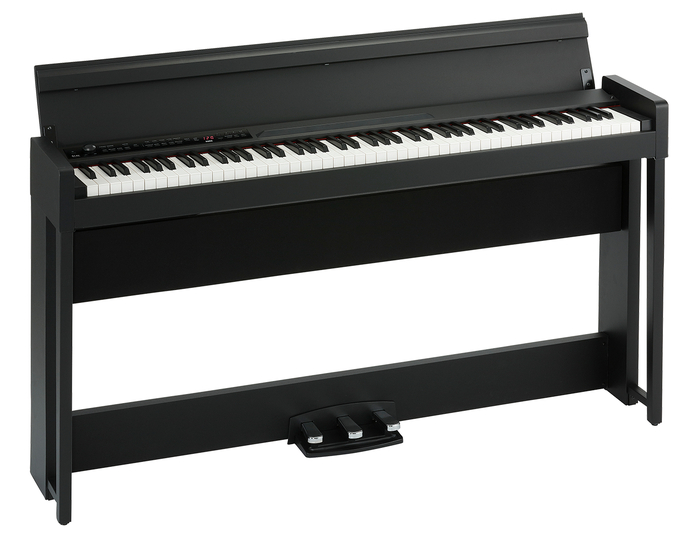 Korg C1 Air Digital Piano - Black 88-Key Digital Piano With Bluetooth Audio Reciever And Built-In Speakers
