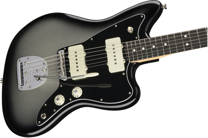 Fender LTD-AMPRO-JAZZMASTER American Professional Jazzmaster Limited Edition Electric Guitar, Silverburst Finish