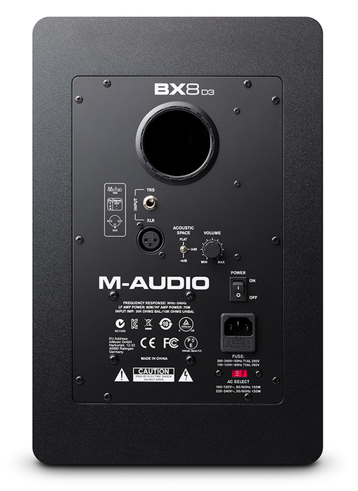 M-Audio BX8-D3 8" Powered Studio Reference Monitor