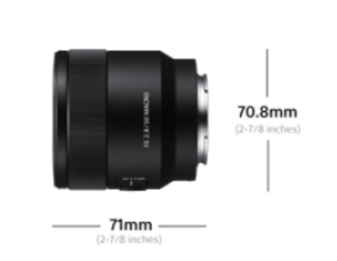 Sony FE 50mm f/2.8 Macro Prime Camera Lens