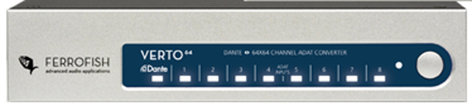 Ferrofish Verto 64 64x64 Channel Dante Converter ADAT