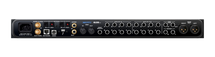 MOTU 828es 28x32 Thunderbolt, USB 2.0 Audio Interface With DSP And AVB / TSN Networking