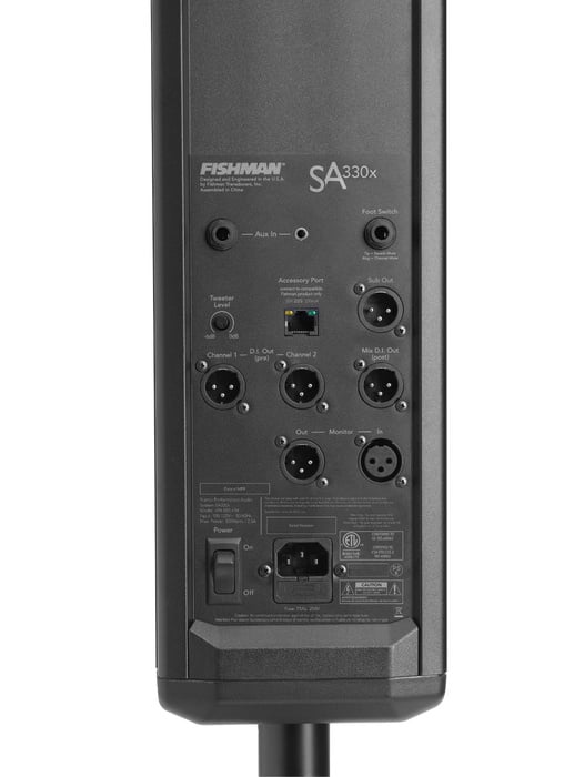 Fishman PRO-AMP-SL2-PROMO SA330X [PROMO] Performance Audio System With Included ACC-AMP-SC2 Deluxe Carry Bag