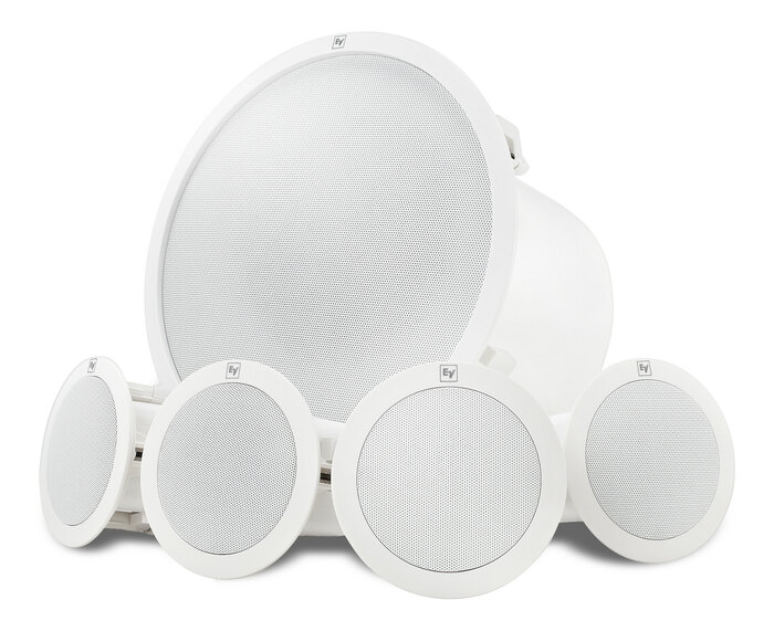 Electro-Voice EVID-C44 Ceiling-Mount Speaker Package, White