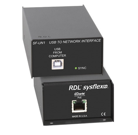 RDL SF-UN1 USB To Network Interface, Dante