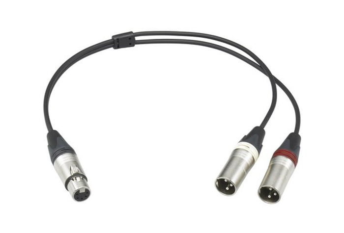 Sony EC05X5F3M 5-pin XLR To Dual 3-pin XLR Cable