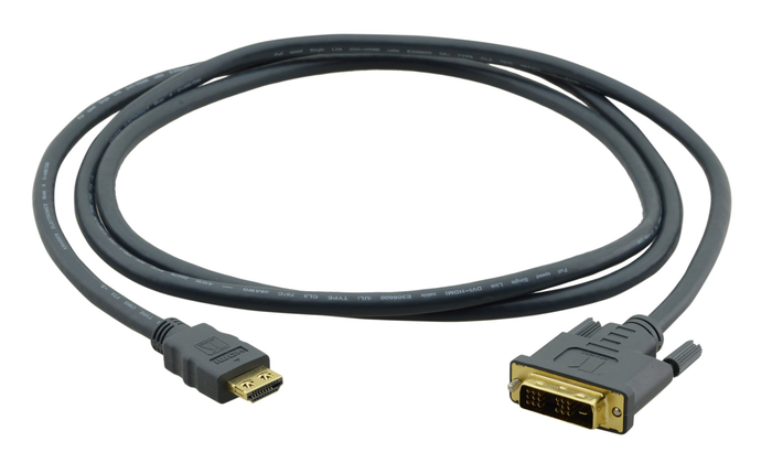 Kramer C-HM/DM-3 HDMI To DVI (Male-Male) Cable (3')