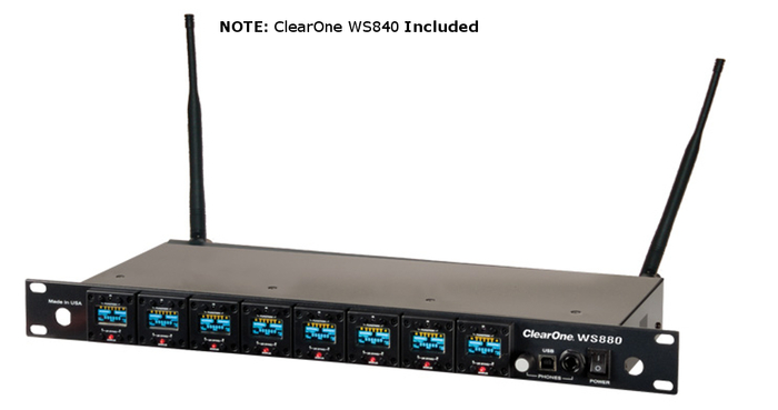 ClearOne 910-6000-401 4-Channel Wireless Receiver