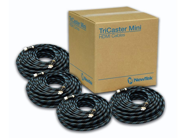 Vizrt (formerly NewTek) TCMINICABLEKIT TriCaster Mini HDMI Cable Kit (4 X 100' Cables)