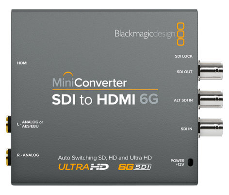 Blackmagic Design Mini Converter SDI to HDMI 6G 4K SDI To HDMI Compact Converter