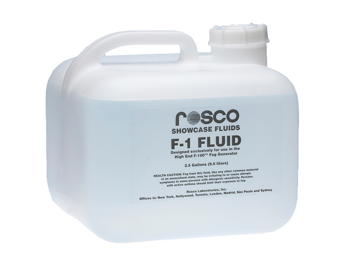 Rosco F-1 Fog Fluid 2.5gal Container Of Water-Based Fog Fluid