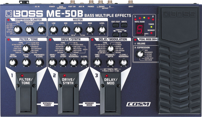 Boss ME-50B Bass Multi-Effects Processor