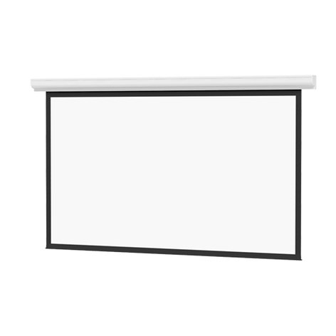 Da-Lite 89752 69" X 92" Designer Contour Electrol Video Spectra 1.5 Projection Screen