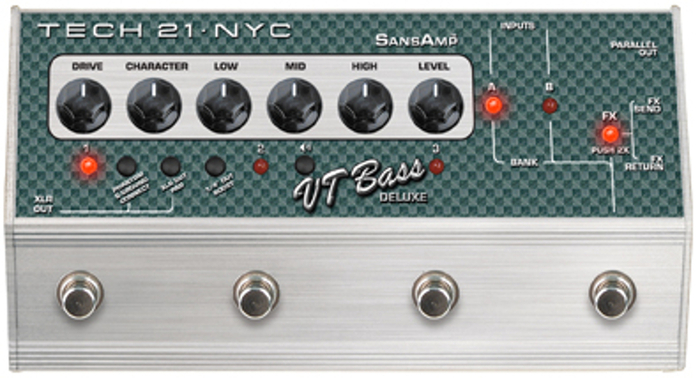 Tech 21 CS-VTB-DLX SansAmp VT Bass Pedal Deluxe