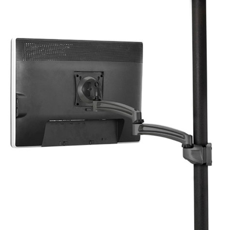 Chief K2P120B K2P Pole Mount Articulating Arm 16.6"