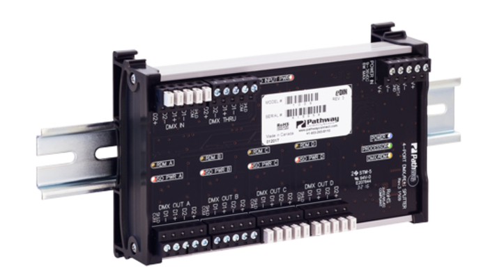 Pathway Connectivity 1009 EDIN 4-Way DMX/RDM Splitter