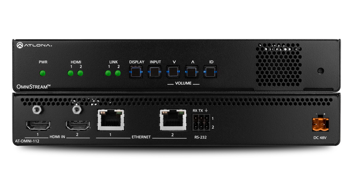 Atlona Technologies AT-OMNI-112 Dual Channel OmniStream AVoIP Encoder
