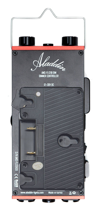 Aladdin AMS-FL100BIKITC-GM BI-FLEX2 Gold Mount Kit With Case 100W 1' X 2' Bi-Color LED Panel With Gold Mount Battery Plate And Case