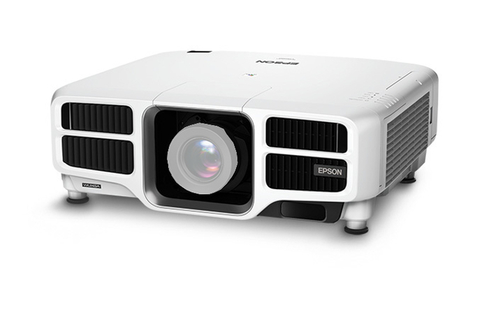 Epson Pro L1500UHNL 12000 Lumens WUXGA 3LCD Laser Projector, No Lens, White