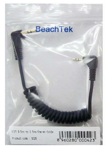 BeachTek SC25 Cable Replacement, 3.5mm-2.5mm