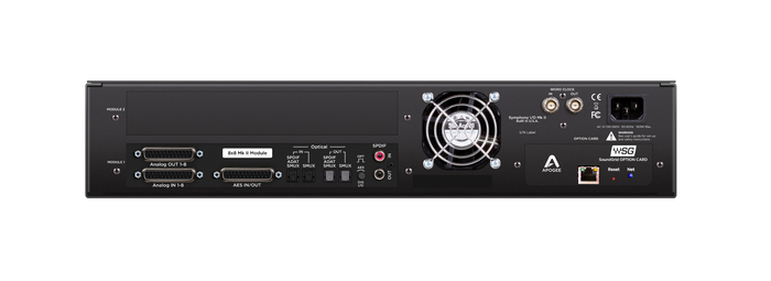 Apogee Electronics SYM2-8X8S2-SG Symphony I/O MKII SoundGrid® Chassis, 8x8 Analog + AES/Optical I/O