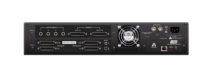 Apogee Electronics SYM2-16X16S2-A8MP-SG Symphony I/O MKII SoundGrid® Chassis With 16x16 Analog & AES/OP I/O + 8 Mic Preamps