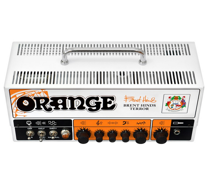 Orange BRENT-HINDS-TERROR Brent Hinds Terror Brent Hinds Signature Head With Gig Bag