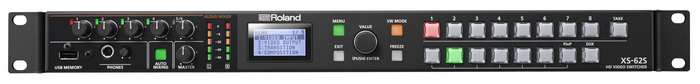 Roland Professional A/V XS-62S 6-Channel HD Video Switcher With Audio Mixer And PTZ Camera Control