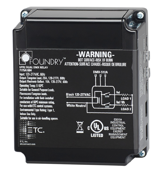 ETC UFR2 Dual-Zone DMX Relay