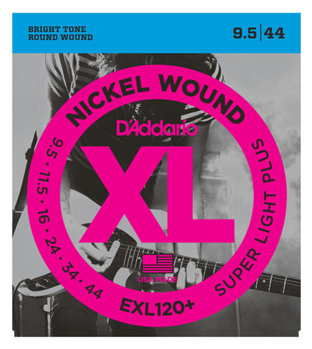 D`Addario EXL120+ Nickel Wound, Super Light Plus Strings