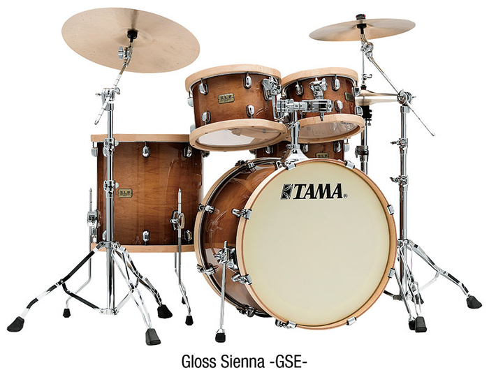 Tama LMP42RTLSGSE S.L.P. Studio Maple 4-Piece Shell Pack In Gloss Sienna Finish