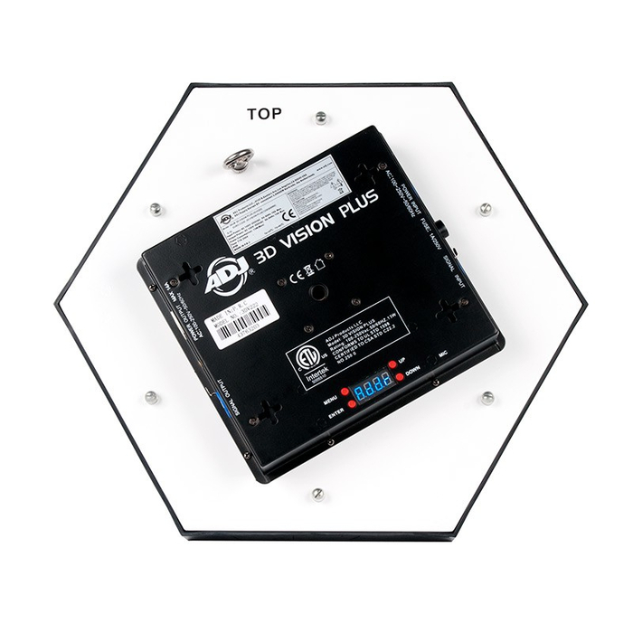 ADJ 3D Vision Plus Hexagonal RGB LED 3D Effect Panel With Onboard Display