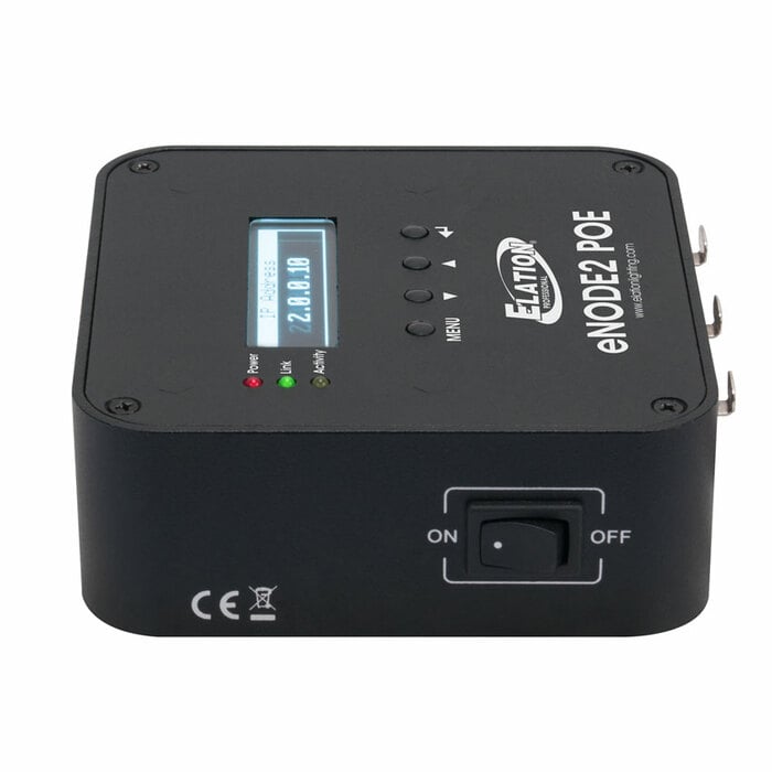 Elation eNode2 POE 2-Universe Ethernet-DMX Node