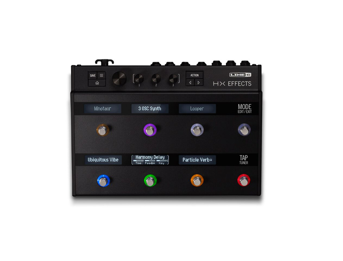 Line 6 HX Effects Footswitch Compact Guitar Multi-FX Floor Processor With Looper, 8 Footswitches