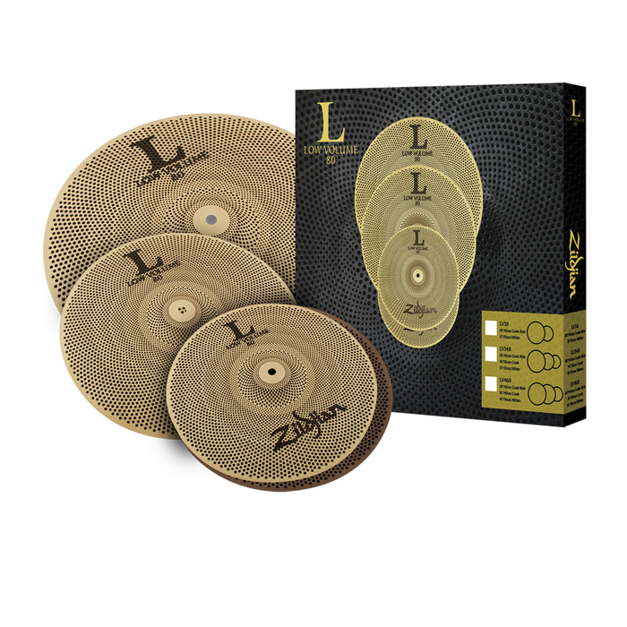 Zildjian LV348 Low Volume L80 Cymbal Set