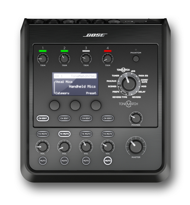 Bose T4S ToneMatch Mixer 4-Channel Mixer USB Interface
