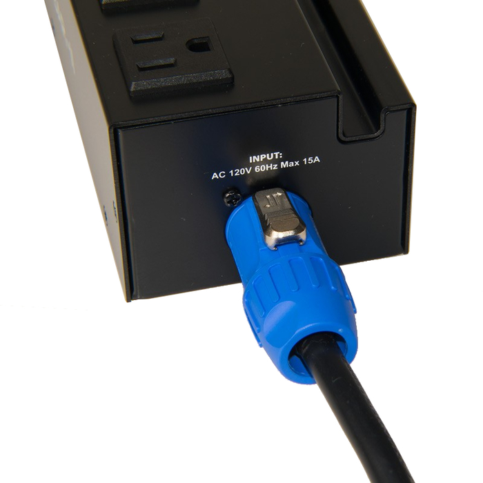 ADJ POW-R Bar Link Surge Protector With 6 AC Power Sockets With Powercon