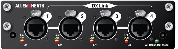 Allen & Heath DX Link Audio Networking Card For DLive