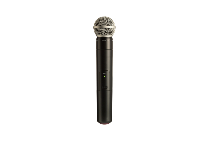 Shure FP2/SM58-G5 FP Series Wireless Handheld Transmitter With SM58 Mic, G5 Band (494-518MHz)