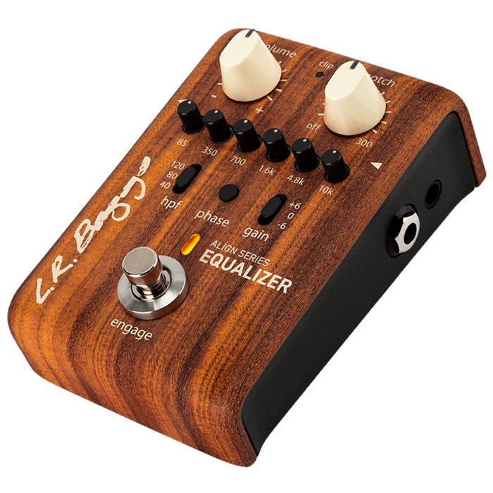 LR Baggs ALIGN-EQUALIZER Preamp With 6 Band EQ + Anti-Feedback Filter Pedal For Acoustic Instruments