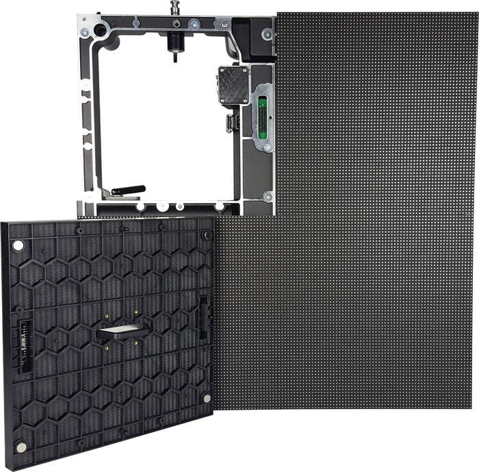 Blizzard R3-43 4x3 LED Video Wall Package With 12 IRiS R3, Processor, Rigging, And Case