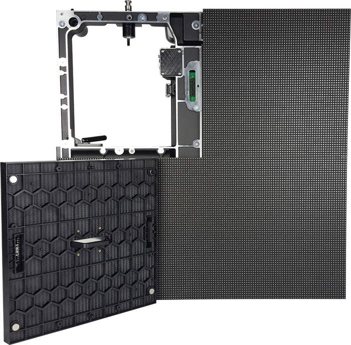 Blizzard R3-64 6x4 LED Video Wall Package With 24 IRiS R3, Processor, Rigging, And Case