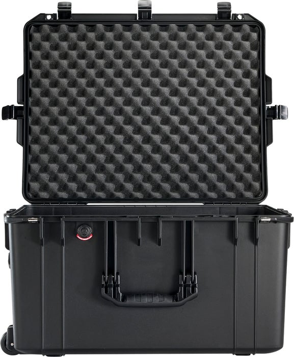 Pelican Cases 1607 Air Case 21.1"x15.8"x11.6" Air Case With Foam Interior, Black