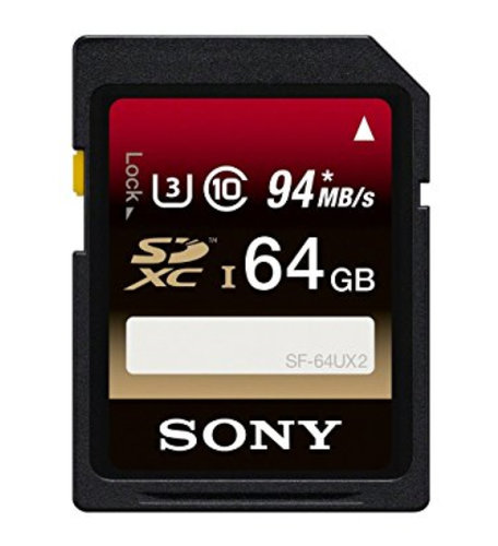 Sony SF64UX2/TQ 64GB SF-UX2 UHS-1 SDXC Memory Card