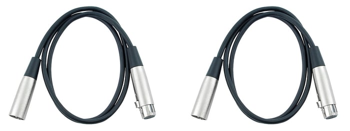 Cable Up DMX-XX510-TWO-K DMX 5-Pin Lighting Cable Bundle (2) Pack Of DMX-XX5-10 DMX Cables