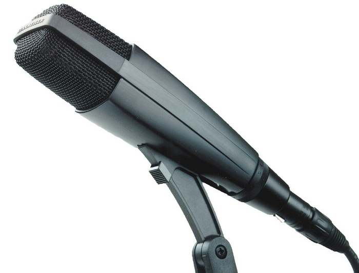 Sennheiser MD 421-II DUO-K Two (2) Cardioid Recording Microphones With Boom Stands And Cables