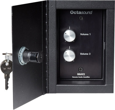 Octasound SMLV-1-LD Surface / Table Mount LV Vandal Proof Enclosure With Locking Door