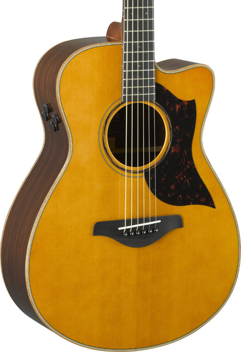 Yamaha AC3R Concert Cutaway - Natural Acoustic-Electric Guitar, Sitka Spruce Top, Solid Rosewood Back And Sides