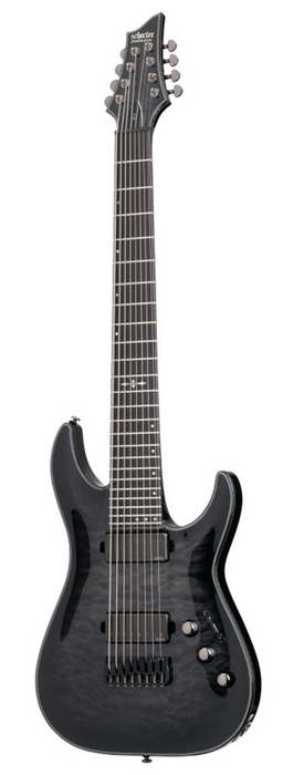 Schecter HELLRAISER-HH-C7 Hellraiser Hybrid C-7 Trans Black Burst 7-String Electric Guitar