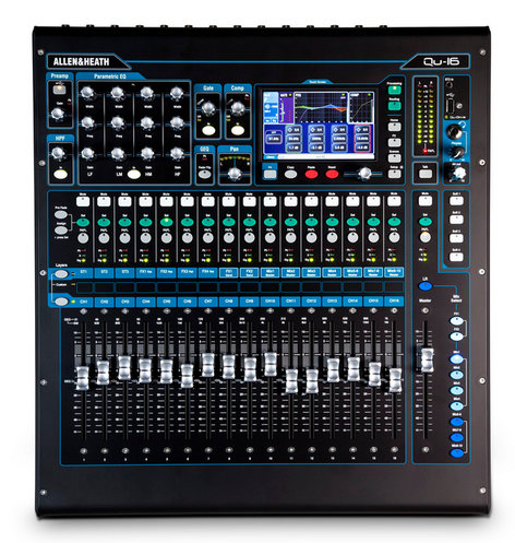 Allen & Heath Qu-16C Starter Pack 16-Channel Digital Mixer And Stagebox Bundle